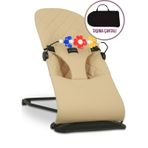 Merfbaby Oyuncaklı Ana Kucağı - Bej - Taşıma Çantalı bej