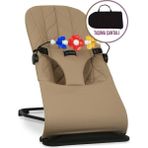 Merfbaby Oyuncaklı Ana Kucağı - Kahve - Yıkanabilir Kumaş Özellikli 0-13 kg Kapasite TAŞIMA ÇANTALI