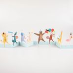 Meri Meri - Animal Parade Concertina Card - Hayvanlar Geçit Töreni Tebrik Kartı