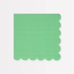 Meri Meri - Emerald Green Large Napkins - Zümrüt Yeşili Peçeteler (x16)