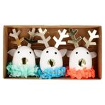 Meri Meri Festive Reindeer Surprise Balls 3'lü Ren Geyiği Sürpriz Topları