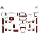 meriç cockpit design Meriç® Fiat Şahin S Ön Torpido Kaplama Maun 28 Parça 1997-2002