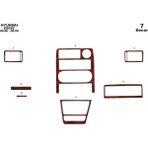 meriç cockpit design Meriç® Hyundai Excel Ön Torpido Kaplama Maun 7 Parça 1991-1994
