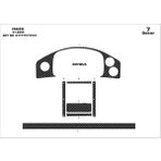 meriç cockpit design Meriç® Isuzu Roybus C Ön Torpido Kaplama Maun 7 Parça 2007-› - Karbon