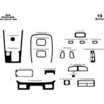 meriç cockpit design Meriç® Kia Sportage Ön Torpido Kaplama Maun 19 Parça 1994-1999 - Parlak Siyah