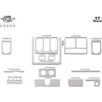 meriç cockpit design Meriç® Lada Vega 110/111 Ön Torpido Kaplama Maun 17 Parça 1998-› - Alüminyum