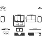 meriç cockpit design Meriç® Lada Vega 110/111 Ön Torpido Kaplama Maun 17 Parça 1998-› - Karbon