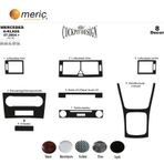 Meriç® Mercedes A/B Serisi Ön Torpido Kaplama 8 Parça 2004-2009 (530156766) renk-piano-black