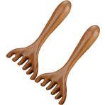 Meridian Comb - 2 Paket Saç Derisi Masaj Tarağı | Taşınabilir Gevşeme Saç Derisi Masajı | El Geniş Diş Tarakları Stres Giderici ve Saç Bakımı için Masaj Aleti