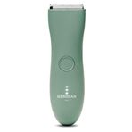 Meridian Men's Electric Body Trimmer Wireless | Waterproof Wet/Dry Groin & Body Shaver | Male Hygiene Razor with Ceramic Blade Heads, Rechargeable 90 Minute Battery Life| Sage