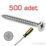 Meridyen 090569 4mm x 5cm 500lü Sunta Vidası