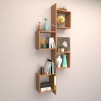 MERİDYEN DUVAR RAF SETİ BAMBU ( PARLAK )