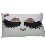 MERİDYEN Kirpikli Yastık Elyaf Dolgulu 35x50 Bakır