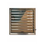 Meridyen Menfez 50x50 KROM Alüminyum Banyo Panjuru