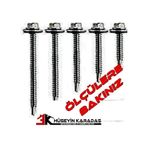 MERİDYEN TRAPEZ ÇATI VİDASI 6,3 X 25 MM ( 200 ADET )