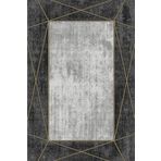 Merinos 34712 090 Rodin Gri Modern 180x250 cm Oval Salon Halısı