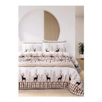 Merinos Comforter Deer Bej Tek Kişilik Yorgan Seti