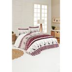 Merinos Comforter Deer Gri Çift Kişilik Yorgan Set