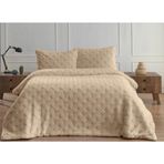 Merinos Diamond Çift Kişilik Yatak Örtüsü Peluş Kürk Yumuşak Comforter Yorgan Seti