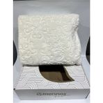Merinos Elegans Embos Battaniye Çift Kişilik - 220 x 240 cm - Kemik