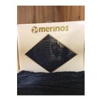 Merinos Modern Line 3 Parça Yatak Örtüsü Battaniye Seti Lacivert