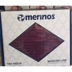 Merinos Modern Line Cherry Tek Kişilik Battaniye Seti