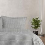 Merinos Modern Line Gri Çift Kişilik Yatak Örtüsü Takımı - 220 x 240 cm