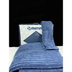 Merinos Modernline Tek Kişilik Yatak Örtüsü - 150 x 220 cm - Lacivert
