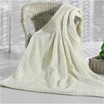 Merinos Pearly Kemik Tomurcuk Soft Çift Kişilik Battaniye