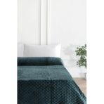 Merinos Pearly Petrol Mavi Tomurcuk Soft Çift Kişilik Battaniye