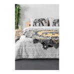 Merinos Relax 3 Parça Çift Kişilik Yatak Örtüsü - Gri - 220 x 240 cm