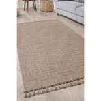 Merinos Rölyef Örgü Saçaklı Çeşme Elit Kaymaz Taban Salon Mutfak Koridor Halı Yolluk Kilim VİZON