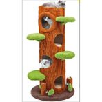 Meripera Ağaç Temalı Kedi Evi 160 cm - Açık Kahverengi