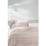 Merisa Çift Kişilik Pike Takımı %100 Organik Pamuk Müslin Dokuma Terra 240x260 Cm
