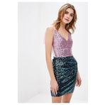 MERİT FASHION Pul Payet Mini Etek