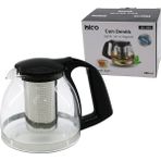MERİVİA Allproduct TR 1100ML Cam Demlik Çelik Süzgeçli - Plastik Kulp - Kapak - Krom Çerçeve (5405)