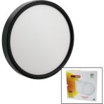 MERİVİA Nisaluce EPL-24SÜ/S 24W Siyah Metal Kasa Sıva Üstü Yuvarlak LED Slim Panel 1680LM BEYAZ=6500K 30.000 Saat Ömür (5405)