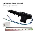 Merkezi Kilit Motoru Tek Motor 2 Kablo 12 VOLT ( Arka - Bagaj )