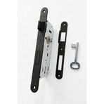 Merkezoğlu Mat Siyah Iç Oda Kapı Kilidi – 40x23mm – Sessiz, Dayanıklı & Modern Tasarım