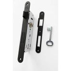 Merkezoğlu Ticaret Siyah Sessiz İç Mekan Oda Kapı Kilidi - (40x23 mm)