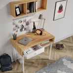 Merlin Mobilya MAJOR123 Bambu 2 Parçalı Çalışma Masası