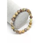 Merlinite Opal Doğal Taş Bileklik 8 Mm Küre Kesim