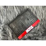 Merlins 3D Kabartmalı Pleksi Motor Plakalığı - Kırmızı - Beyaz