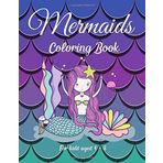 Mermaids Coloring Book for Kids Ages 4-8