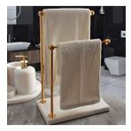 Mermer Ayaklı Metal Banyo El Havluluk Kağıt Havluluk Standı