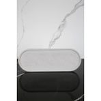 Mermer Desenli Beton Sunum Tepsisi Sunum Tabağı Sunumluk 35 cm - Gri