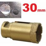 Mermer Granit Fayans Beton Taş Delme Ucu Sarı Panç Elmas 30mm
