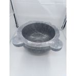 Mermer Kurna-Mermer Obje-Ev Hediyesi-Banyo Kurnası-Hamam Kurnası-Mermer Ev ve Banyo Aksesuarları-Gri Mermer Kurna