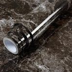 Mermer Mutfak Su Geçirmez ve Yağ Geçirmez Etiket Dolabı Yenileme Kendinden yapışkanlı Vinil Duvar Kağıdı Soba Üstü Duvar Kağıdı (Color : Marble11, Size : 40cmx3m)
