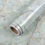 Mermer Mutfak Su Geçirmez ve Yağ Geçirmez Etiket Dolabı Yenileme Kendinden yapışkanlı Vinil Duvar Kağıdı Soba Üstü Duvar Kağıdı (Color : Marble13, Size : 40cmx3m)